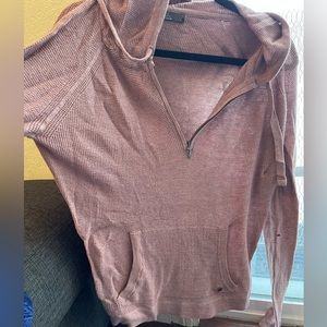 Prana waffle sweater. Pink